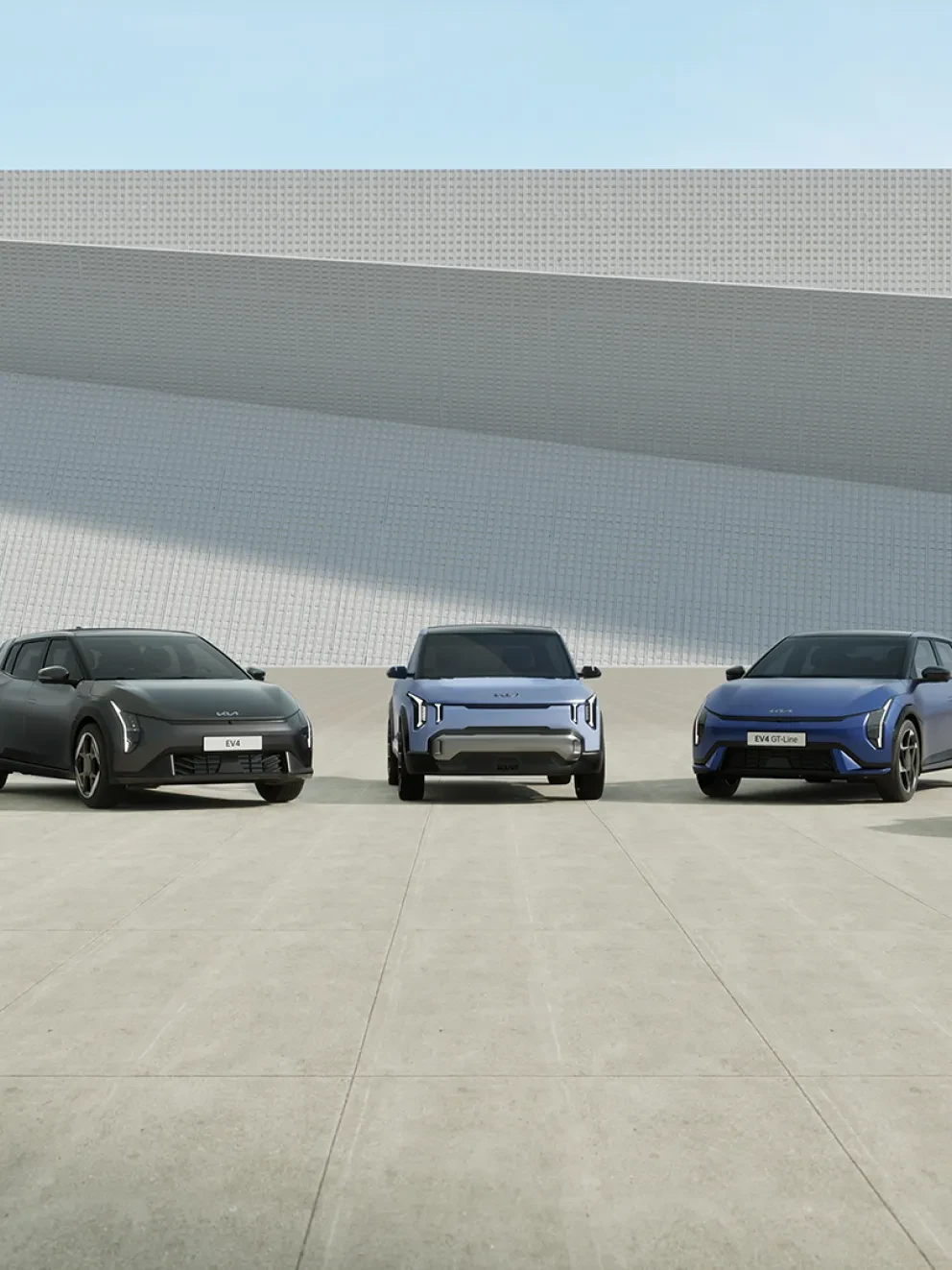 Line up Kia EV4 en concept EV2