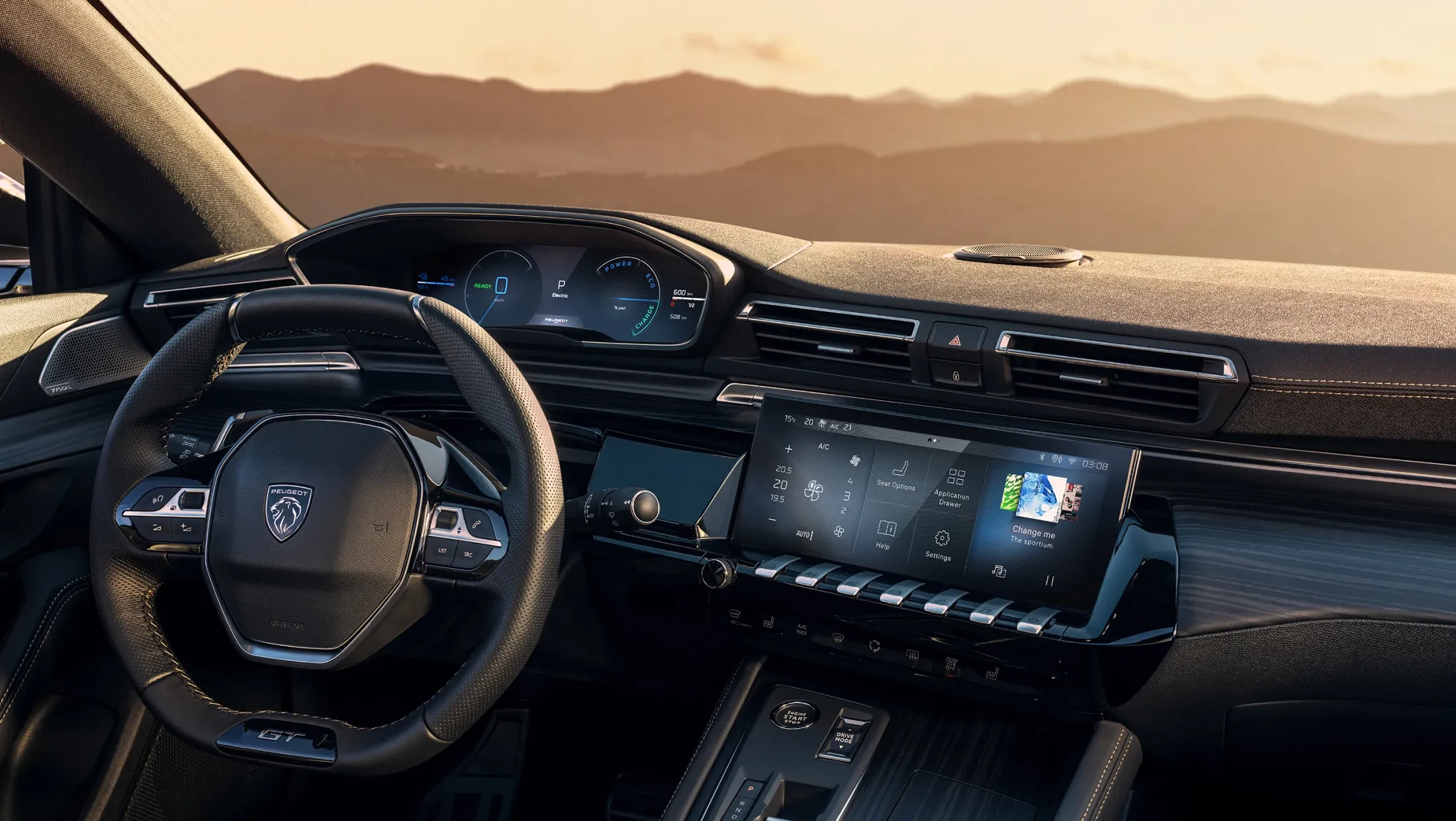 Nieuwe 508 SW interieur