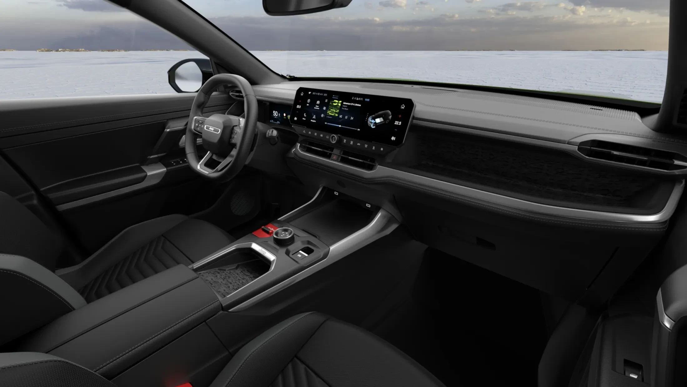 Nieuwe Jeep Compass interieur