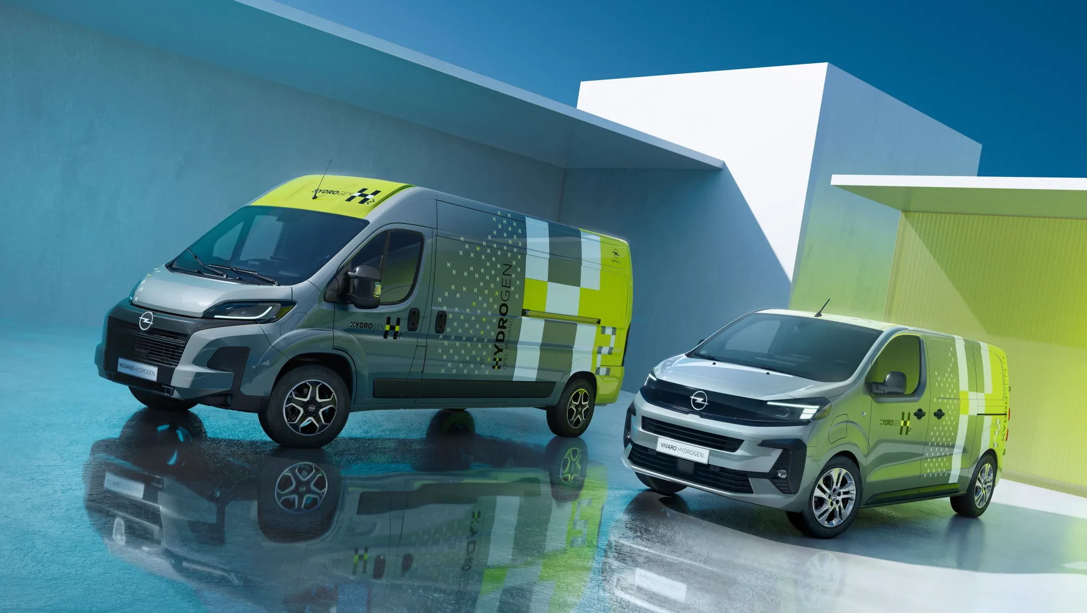 Opel Movano e-Hydrogen en Vivaro e-Hydrogen