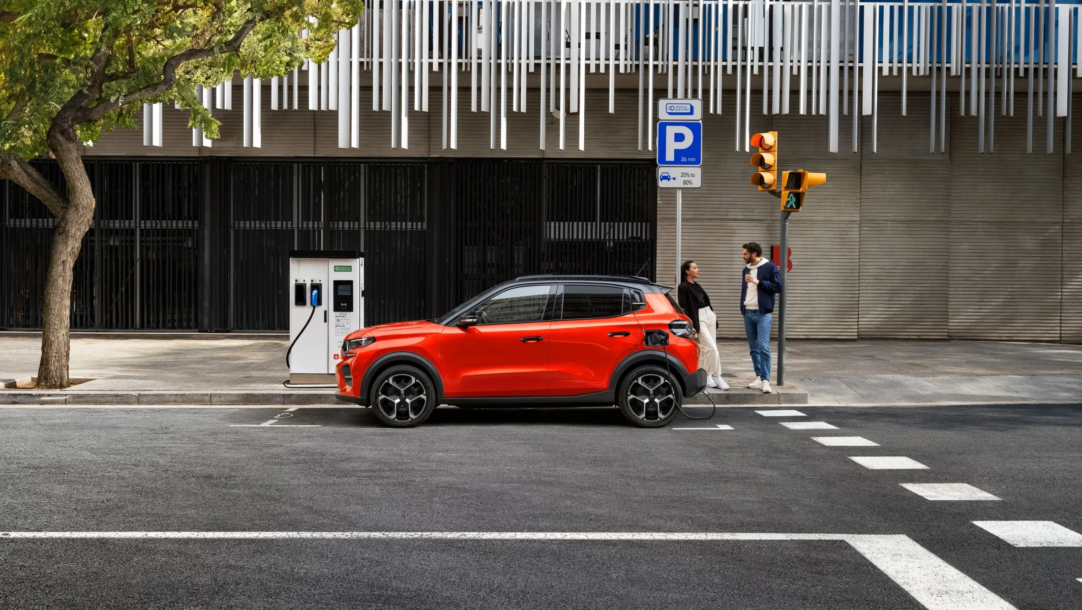 Nieuwe Citroën ë-C3 Van snelladen