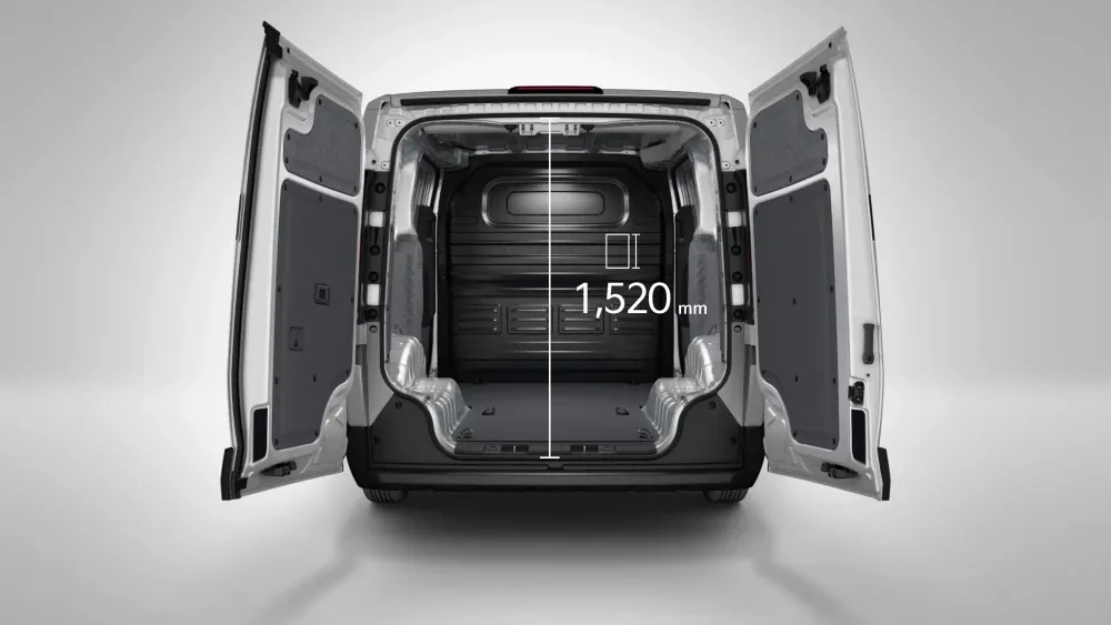 Kia PV5 Cargo hoogte