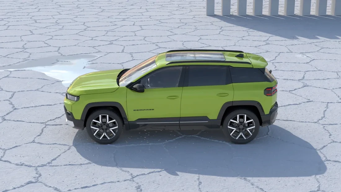 Gratis panoramadak bij de Jeep Compass